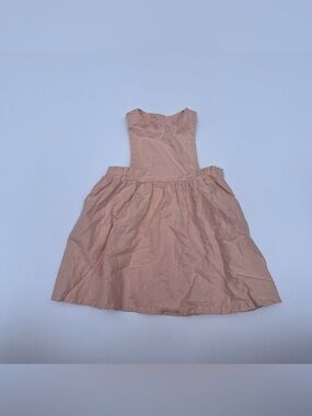 Mabo Lt Pink Linen Pinafore
